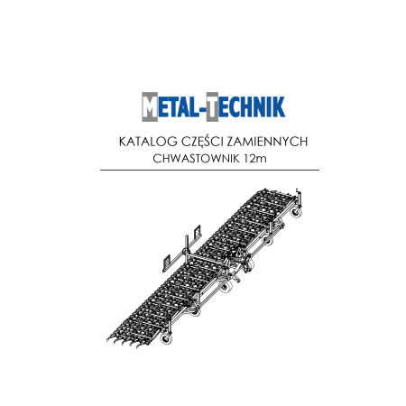 Katalog części zamiennych - Metal-Technik Chwastownik MT1 - 12000